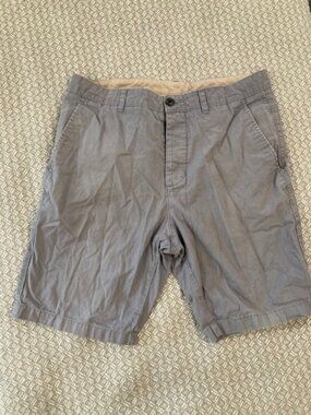 Men's Gray Blue Shorts Size 30